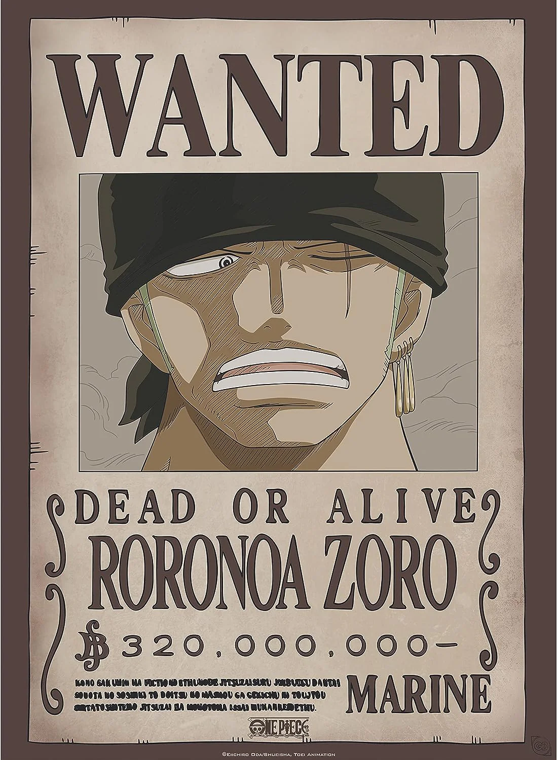 One Piece - Poster - Wanted Zoro – Image 2